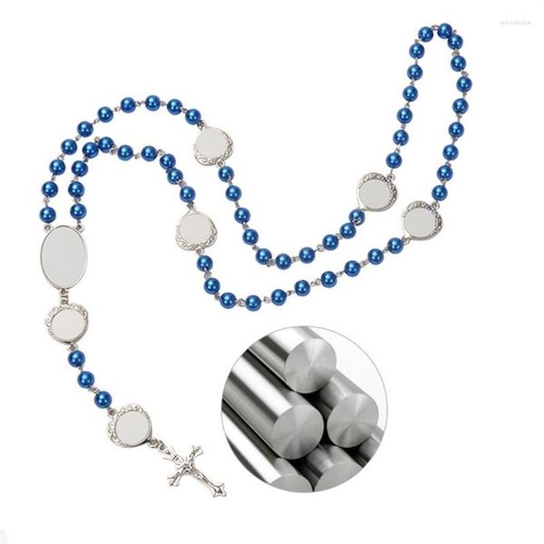 chains sublimation blank rosary beads necklace ornament pendants alloy t8de239h, Silver
chains sublimation blank rosary beads necklace ornament pendants alloy t8de239h, Silver