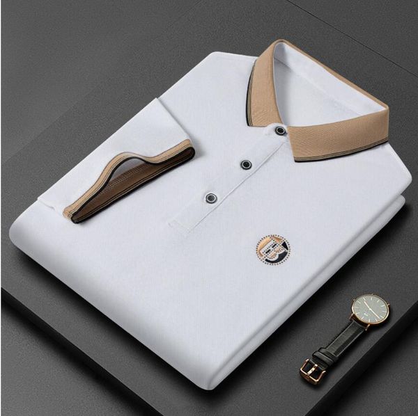 men's t-shirts designer summer men's short sleeved polo shirt middle-aged casual loose lapel thin t-shirt men's wear, White;black
men's t-shirts designer summer men's short sleeved polo shirt middle-aged casual loose lapel thin t-shirt men's wear, White;black