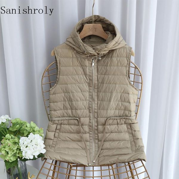 parkas women ultra light 90% white duck down waistcoat autumn winter zipper drawstring sleeveless hooded vest jakcet ladies short, Black
parkas women ultra light 90% white duck down waistcoat autumn winter zipper drawstring sleeveless hooded vest jakcet ladies short, Black