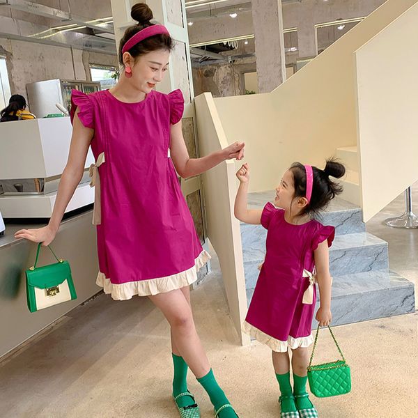 family matching outfits menoea summer parent-child dress girl baby dragon fruit color matching dress mother and daughter flying sleeve girls, Blue
family matching outfits menoea summer parent-child dress girl baby dragon fruit color matching dress mother and daughter flying sleeve girls, Blue
