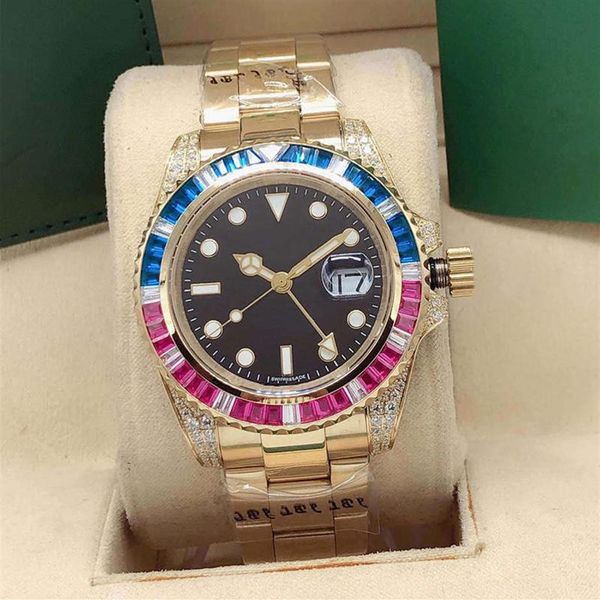 exquisite fashion business men's full-color diamond 40mm automatic mechanical watch stainless steel folding buckle waterproof259q, Slivery;brown
exquisite fashion business men's full-color diamond 40mm automatic mechanical watch stainless steel folding buckle waterproof259q, Slivery;brown