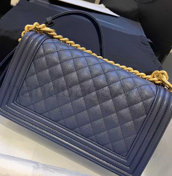 luxury designer boy chain flap quilted women calfskin caviar leather shoulder crossbody handbags purses tote lady chan2
luxury designer boy chain flap quilted women calfskin caviar leather shoulder crossbody handbags purses tote lady chan2