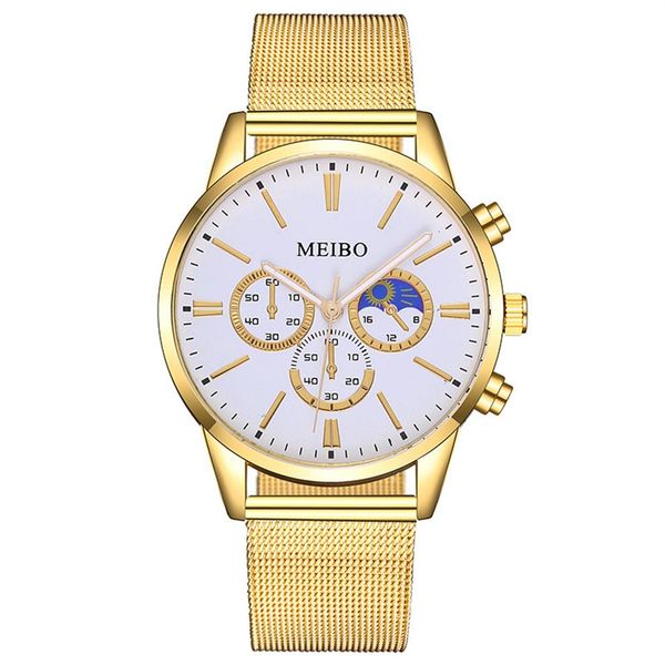 2020 factory direct s foreign trade popular style fashion business three-eye watch mesh belt outdoor casual quartz watch whole318m, Slivery;brown
2020 factory direct s foreign trade popular style fashion business three-eye watch mesh belt outdoor casual quartz watch whole318m, Slivery;brown