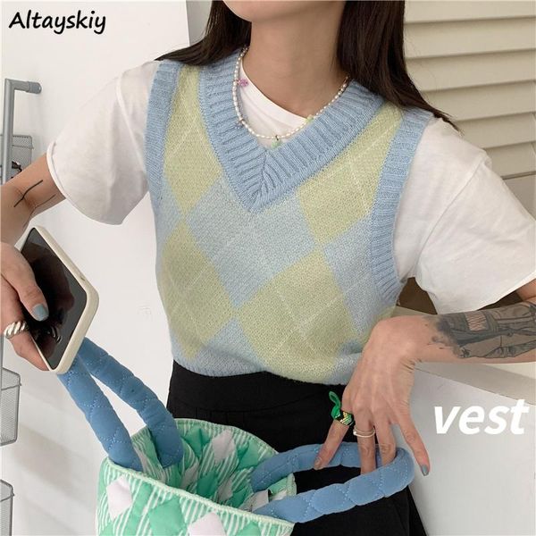 vests vests women vneck argyle preppy style casual summer sweet girlish allmatch chic students cropped femme cozy sleeveless knitted, Black;white
vests vests women vneck argyle preppy style casual summer sweet girlish allmatch chic students cropped femme cozy sleeveless knitted, Black;white