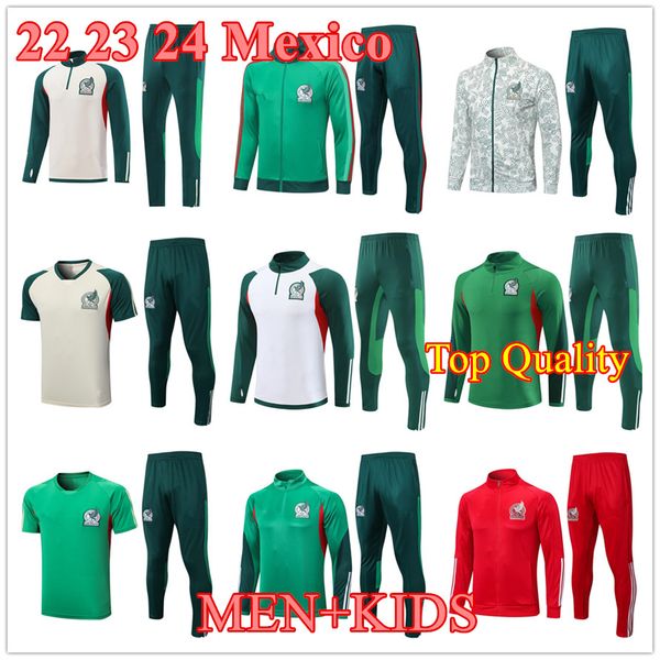 2023 mexico tracksuits soccer jerseys training suit raul chicharito lozano dos santos football sportswear men and kids kit jacket half zip s, Black
2023 mexico tracksuits soccer jerseys training suit raul chicharito lozano dos santos football sportswear men and kids kit jacket half zip s, Black