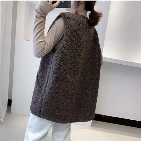 vests women vest lamb wool coat spring autumn new solid color vneck sleeveless singlebreasted jianye fashionable commuter female, Black;white
vests women vest lamb wool coat spring autumn new solid color vneck sleeveless singlebreasted jianye fashionable commuter female, Black;white