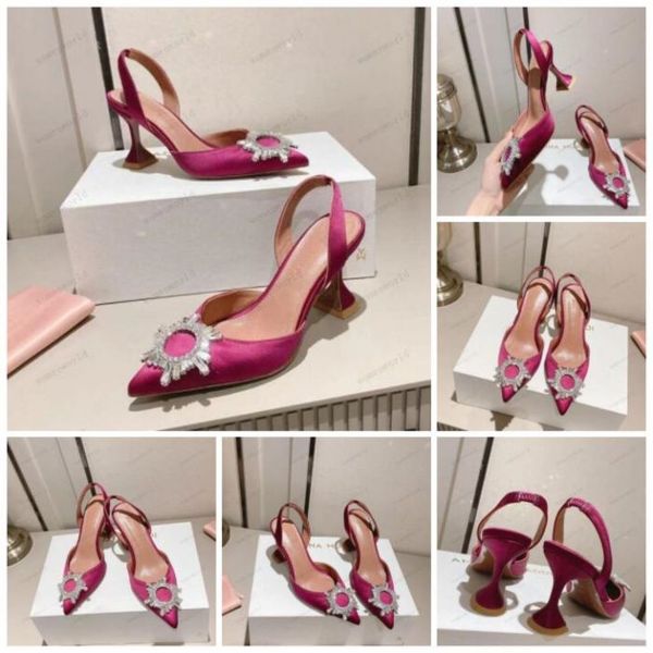 amina muaddi wedding sandals heeled shoes dress shoe luxury designer satin high bow crystal-embellished buckle pointed toe sunflower slipper, Black
amina muaddi wedding sandals heeled shoes dress shoe luxury designer satin high bow crystal-embellished buckle pointed toe sunflower slipper, Black