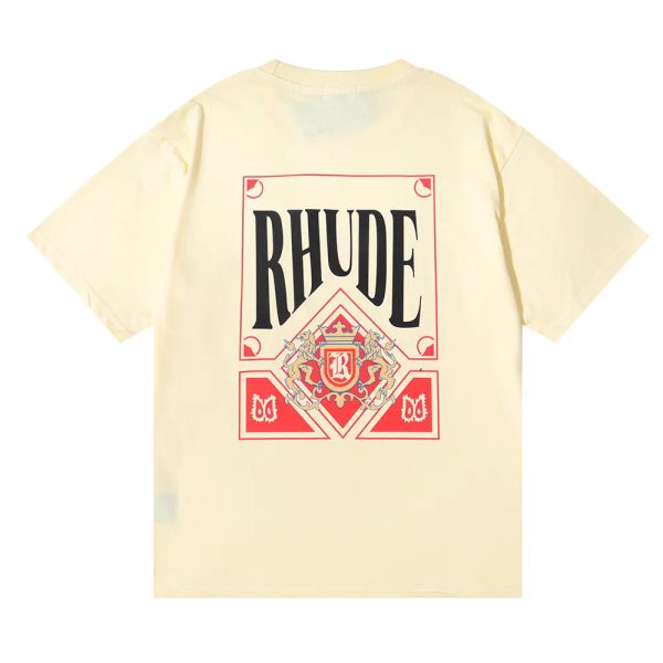 rhude pure cotton t shirt mens t shirt designer tshirts rhude men short sleeves luxury clothes summer leisure undershirt breathable, White;black
rhude pure cotton t shirt mens t shirt designer tshirts rhude men short sleeves luxury clothes summer leisure undershirt breathable, White;black