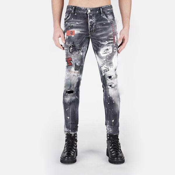 dsq phantom turtle jeans men jean mens luxury designer skinny ripped cool guy causal hole denim fashion brand fit jeans man washed pants 516, Blue
dsq phantom turtle jeans men jean mens luxury designer skinny ripped cool guy causal hole denim fashion brand fit jeans man washed pants 516, Blue