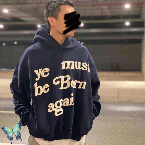 men's hoodies sweatshirts brown foam ye must be born again fleece hoodie sweatshirt warm winter men women dress pullovers t220825 27i14, Black
men's hoodies sweatshirts brown foam ye must be born again fleece hoodie sweatshirt warm winter men women dress pullovers t220825 27i14, Black