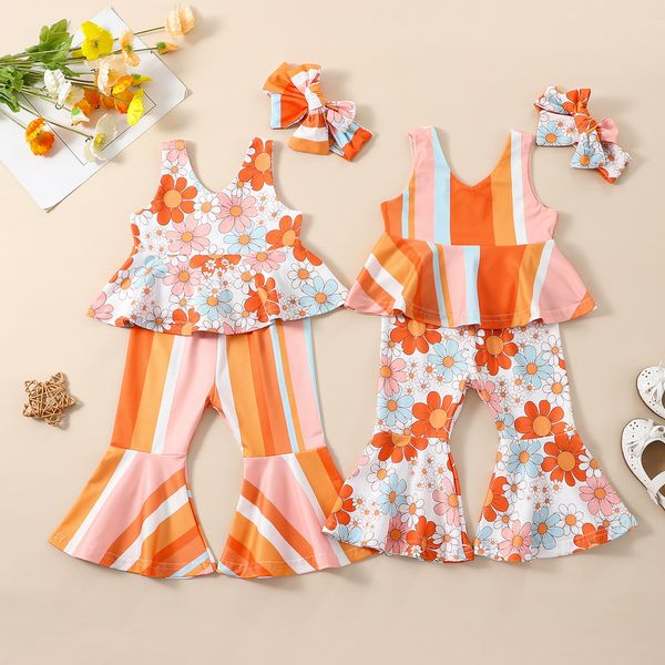 clothing sets focusnorm 0 5y toddler kids girls clothes sleeveless hanging neck striped print vest long bell bottoms pants head band 230420, White
clothing sets focusnorm 0 5y toddler kids girls clothes sleeveless hanging neck striped print vest long bell bottoms pants head band 230420, White