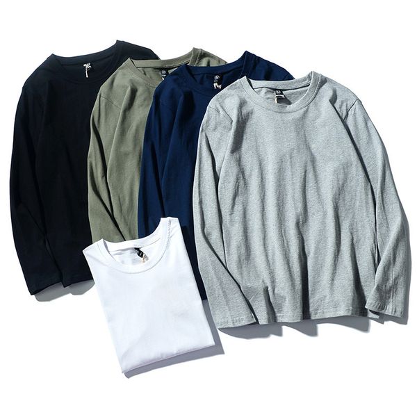 mens tshirts bolubao men cotton fashion solid color long sleeve tees male simple wild casual oneckt shirt 230420, White;black
mens tshirts bolubao men cotton fashion solid color long sleeve tees male simple wild casual oneckt shirt 230420, White;black