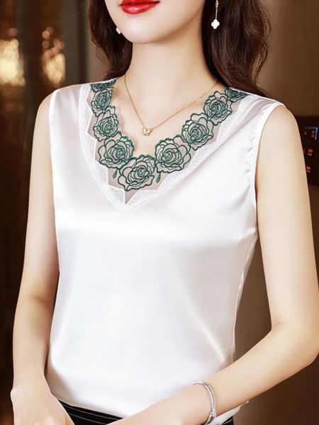 tanks tank women silk for women satin black crop embroidery ol elegant blouse fashion womens clothing lace for women, Black;white
tanks tank women silk for women satin black crop embroidery ol elegant blouse fashion womens clothing lace for women, Black;white