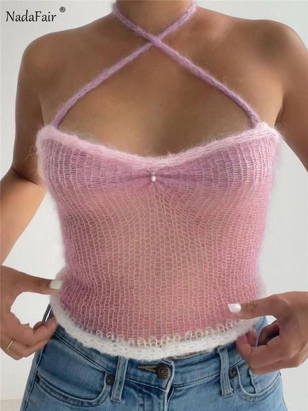t-shirt nadafair gradient knitted sexi camis mohair y2k summer hollow out cute halter backless tank streetwear 90s girls crop top, White
t-shirt nadafair gradient knitted sexi camis mohair y2k summer hollow out cute halter backless tank streetwear 90s girls crop top, White