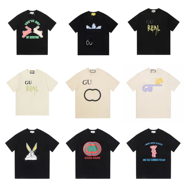 men's designer t shirt rabbit bear pattern printed tee women's summer trend casual short-sleeved loose t shirt fashion round neck, White;black
men's designer t shirt rabbit bear pattern printed tee women's summer trend casual short-sleeved loose t shirt fashion round neck, White;black
