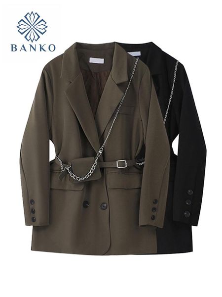 pants 2021 autumn winter women pocket big size blazer new lapel long sleeve loose vintage fit jacket with waist bag tide female coats, White
pants 2021 autumn winter women pocket big size blazer new lapel long sleeve loose vintage fit jacket with waist bag tide female coats, White