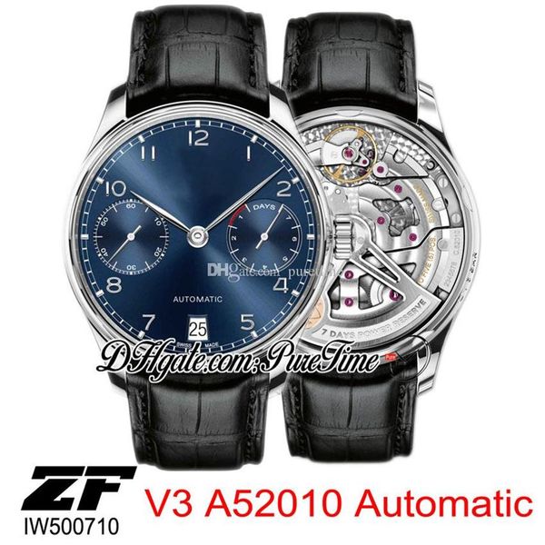 zf v5 iw500710 automatic a52010 real 7 day power reserve mens watch blue dial silver number markers black leather watches puretime337s, Slivery;brown
zf v5 iw500710 automatic a52010 real 7 day power reserve mens watch blue dial silver number markers black leather watches puretime337s, Slivery;brown