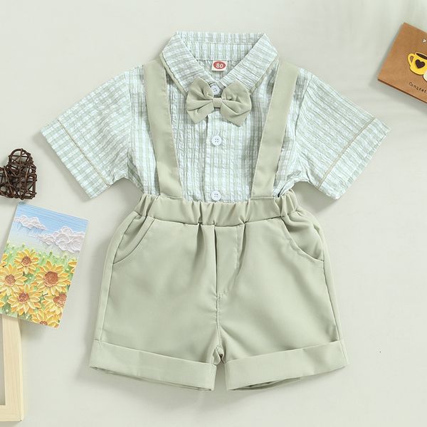 clothing sets 2pcs toddler baby boys summer gentlemen clothes short sleeve turndown collar bowtie plaid shirts bibbed overalls 230420, White
clothing sets 2pcs toddler baby boys summer gentlemen clothes short sleeve turndown collar bowtie plaid shirts bibbed overalls 230420, White