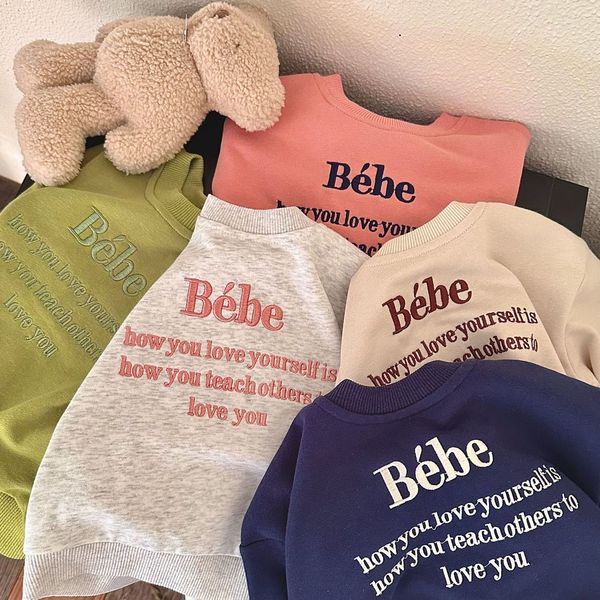 tshirts children's sweater 2023 spring boys and girls alphabet embroidery baby round neck pullover inner wear 230420, Blue
tshirts children's sweater 2023 spring boys and girls alphabet embroidery baby round neck pullover inner wear 230420, Blue
