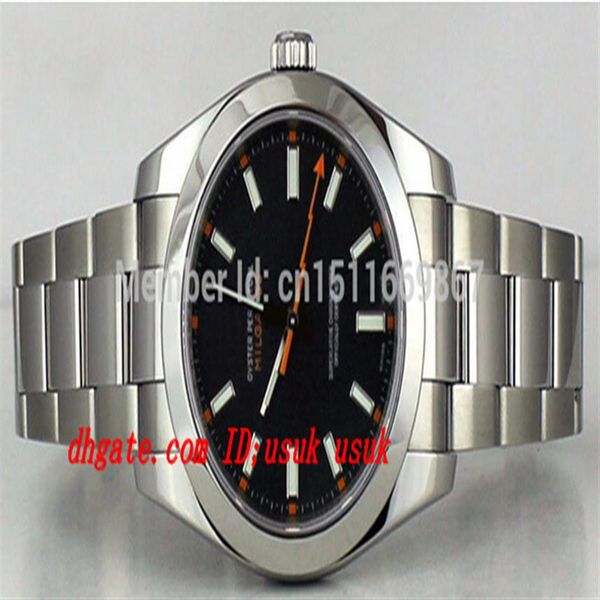 luxury wristwatch new stainless steel bracelet 40mm - black index dial - 116400 sapphire automatic mens men's watch watches322k, Slivery;brown
luxury wristwatch new stainless steel bracelet 40mm - black index dial - 116400 sapphire automatic mens men's watch watches322k, Slivery;brown