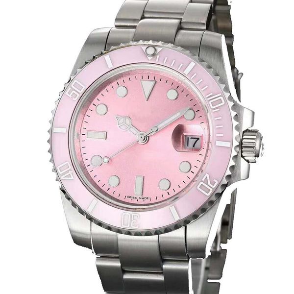 40mm fashion pink stainless steel men's watches automatic mechanical sports watch date waterproof sapphire mirror wrist258e, Slivery;brown
40mm fashion pink stainless steel men's watches automatic mechanical sports watch date waterproof sapphire mirror wrist258e, Slivery;brown