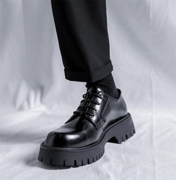 man japan harajuku korean streetwear fashion business wedding leather shoe men high sole platform casual leather shoes 2207271341092, Black
man japan harajuku korean streetwear fashion business wedding leather shoe men high sole platform casual leather shoes 2207271341092, Black