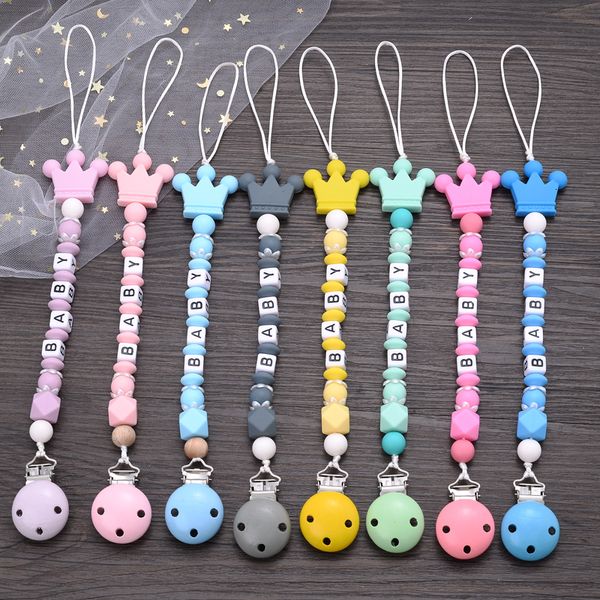 pacifier holders clips# personalized name baby clips handmade silicone chains toddler teether teething chain nipple clip chew toys 230421
pacifier holders clips# personalized name baby clips handmade silicone chains toddler teether teething chain nipple clip chew toys 230421