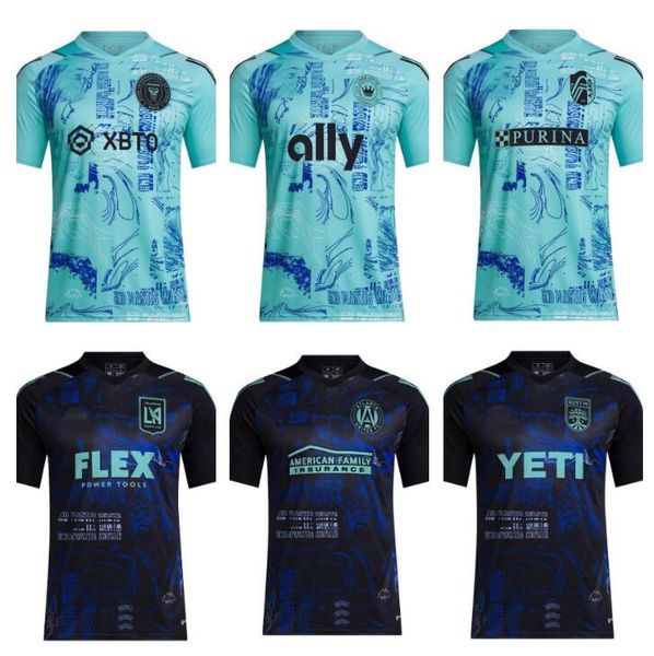 23 24 mls atlanta united soccer jerseys one planet earth day parley special edition 2023 austin fc la galaxy charlotte lafc inter st. ouis, Black;yellow
23 24 mls atlanta united soccer jerseys one planet earth day parley special edition 2023 austin fc la galaxy charlotte lafc inter st. ouis, Black;yellow