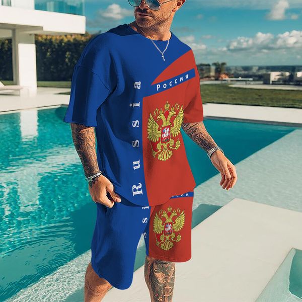 men's tracksuits summer print russia flag men's tshirt suit fashion oversized beach t-shirt pants set 2-piece hip hop man sportswe, Gray
men's tracksuits summer print russia flag men's tshirt suit fashion oversized beach t-shirt pants set 2-piece hip hop man sportswe, Gray