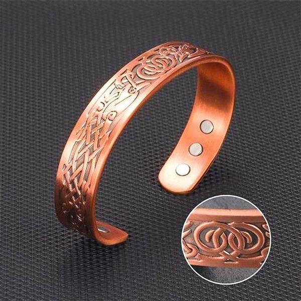 bangle mens fashion jewelry magnetic therapy energy opening adjustable viper retro viking pattern bracelet256l, Black
bangle mens fashion jewelry magnetic therapy energy opening adjustable viper retro viking pattern bracelet256l, Black