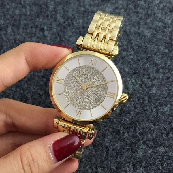 brand watches women girl crystal style metal steel band quartz wrist watch ar08329i, Slivery;brown
brand watches women girl crystal style metal steel band quartz wrist watch ar08329i, Slivery;brown