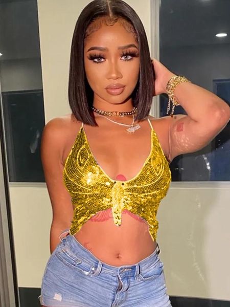 t-shirt sifreyr butterfly sequin crop women summer backless bandage corset tank fashion vintage clothes y2k vest camisole, White
t-shirt sifreyr butterfly sequin crop women summer backless bandage corset tank fashion vintage clothes y2k vest camisole, White