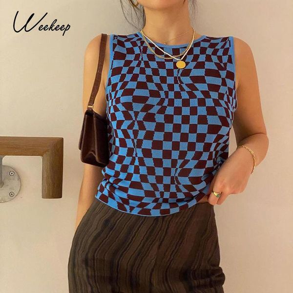 tanks weekeep vintage plaid print knit crop women pullover sleeveless skinny tank summer harajuku outfits new streetwear tee, Black;white
tanks weekeep vintage plaid print knit crop women pullover sleeveless skinny tank summer harajuku outfits new streetwear tee, Black;white