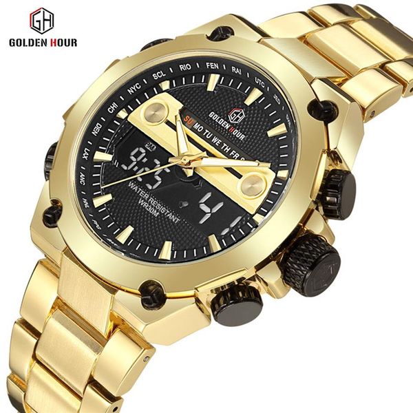 reloj hombre goldenhour luxury gold men watch erkek kol saati automatic week display analog fashion male clock relogio masculino260b, Slivery;brown
reloj hombre goldenhour luxury gold men watch erkek kol saati automatic week display analog fashion male clock relogio masculino260b, Slivery;brown