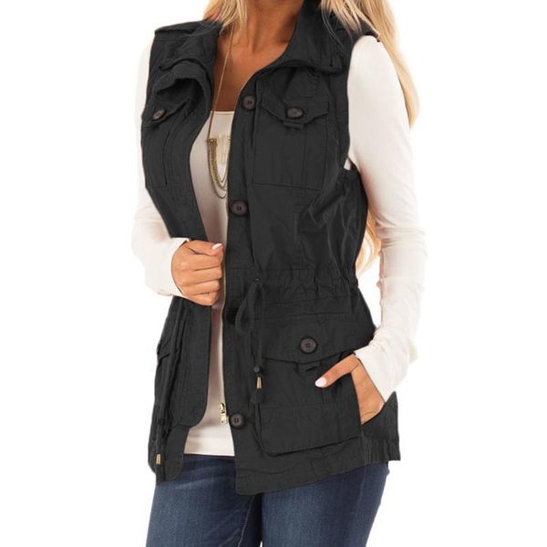 vests 2021 autumn winter new vests women casual sleeveless cargo jacket multipockets outwear quick dry coat plus size s5xl, Black;white
vests 2021 autumn winter new vests women casual sleeveless cargo jacket multipockets outwear quick dry coat plus size s5xl, Black;white