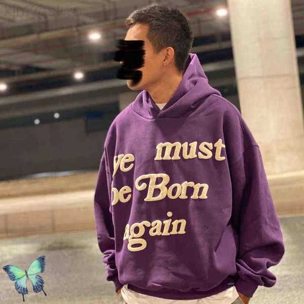 men's hoodies sweatshirts brown foam ye must be born again fleece hoodie sweatshirt warm winter men women dress pullovers t220825 6myvl, Black
men's hoodies sweatshirts brown foam ye must be born again fleece hoodie sweatshirt warm winter men women dress pullovers t220825 6myvl, Black