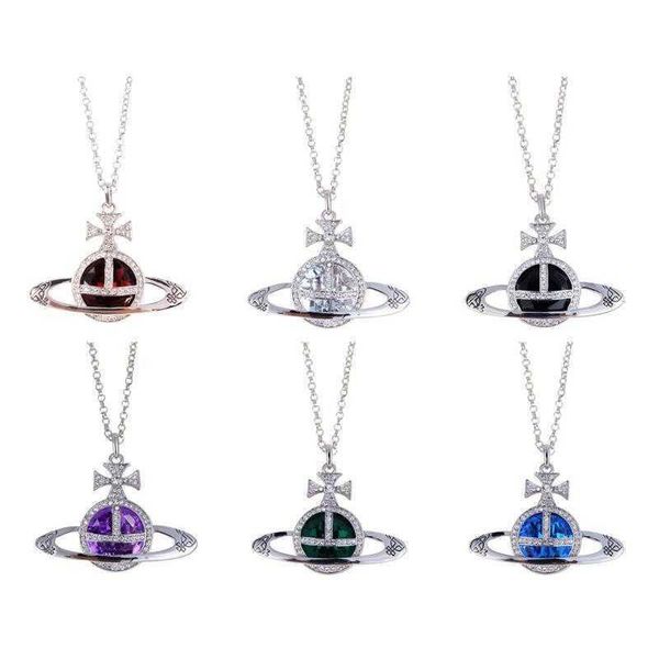 designer vivians necklace s925 sterling silver high version of the empress dowager shining saturn pendant
designer vivians necklace s925 sterling silver high version of the empress dowager shining saturn pendant