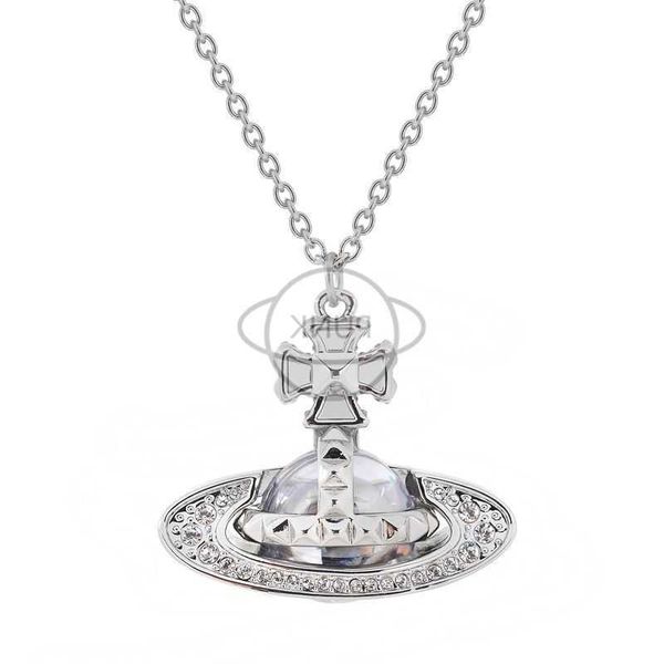 designer vivians necklace the empress dowager vw half face three dimensional rivet saturn necklace size hemisphere advanced, Silver
designer vivians necklace the empress dowager vw half face three dimensional rivet saturn necklace size hemisphere advanced, Silver