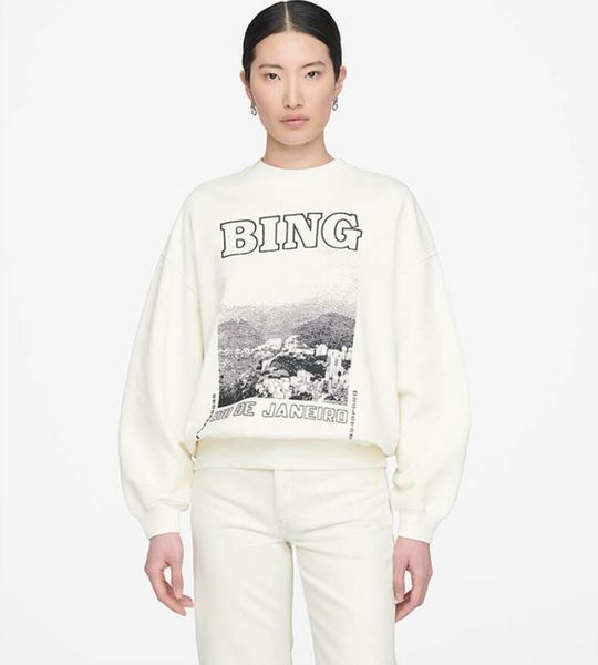 anine bing women's loose hoodies designer sweatshirt black and white p letter landscape print cotton sweater hoodie clothing
anine bing women's loose hoodies designer sweatshirt black and white p letter landscape print cotton sweater hoodie clothing