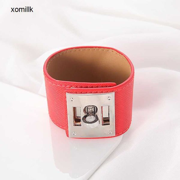 hermm designer bracelet new wide edge leather bracelet napkin buckle cool style punk pu personalized temperament adjustable, Black
hermm designer bracelet new wide edge leather bracelet napkin buckle cool style punk pu personalized temperament adjustable, Black