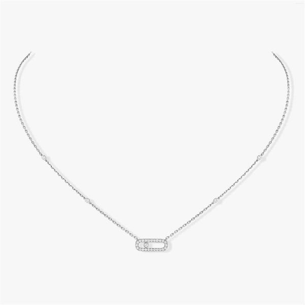 chains 925 sterling silver women's necklace unfixed sliding diamonds european fashion delicate2751
chains 925 sterling silver women's necklace unfixed sliding diamonds european fashion delicate2751