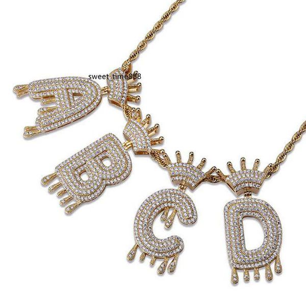 luxury iced out bling a-z crown english letter pendant necklace gold silver hip hop 3mm 60cm rope chain fashion men women jewelry gift box
luxury iced out bling a-z crown english letter pendant necklace gold silver hip hop 3mm 60cm rope chain fashion men women jewelry gift box