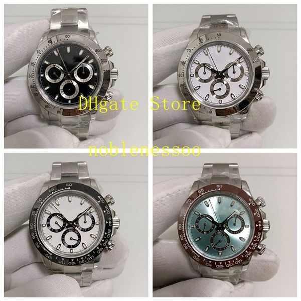 9 color automatic chronograph watch men 40mm classic white black ceramic bezel 116519ln 116500ln 116506 116520 oyster bracelet 7752435, Slivery;brown
9 color automatic chronograph watch men 40mm classic white black ceramic bezel 116519ln 116500ln 116506 116520 oyster bracelet 7752435, Slivery;brown