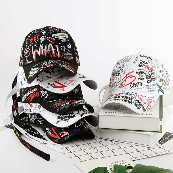 ball caps sleckton 100 cotton graffiti baseball cap for men and women fashion hats casual hip hop snapback hat peaked caps summer j230421, Blue;gray
ball caps sleckton 100 cotton graffiti baseball cap for men and women fashion hats casual hip hop snapback hat peaked caps summer j230421, Blue;gray