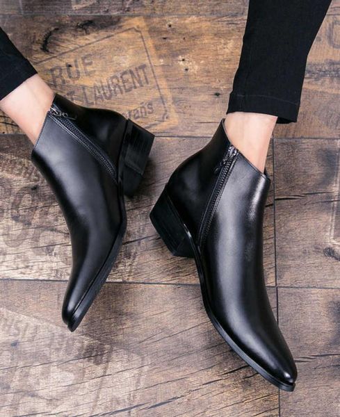 boots new italian genuine leather men boots business winter spring zipper laceup british high boot mens cowhide pointy boots 5018279, Black
boots new italian genuine leather men boots business winter spring zipper laceup british high boot mens cowhide pointy boots 5018279, Black