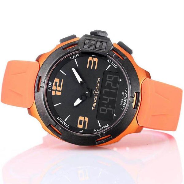 whole t race touch t081 screen altimeter compass chrono quartz black rubber strap deployment clasp orange men watch wristwatch177u, Slivery;brown
whole t race touch t081 screen altimeter compass chrono quartz black rubber strap deployment clasp orange men watch wristwatch177u, Slivery;brown