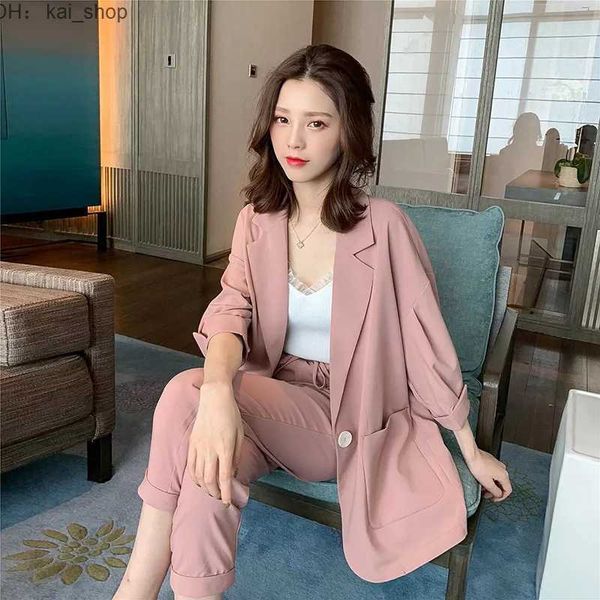 women's piece pants professional suit thin spring/summer new high waisted casual set two-piece trend1, White
women's piece pants professional suit thin spring/summer new high waisted casual set two-piece trend1, White