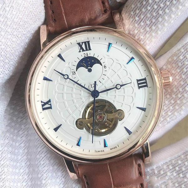 fashion automatic mechanical mens watches tourbillon sun moon star wristwatches waterproof leather strap men watch gift wristw255w, Slivery;brown
fashion automatic mechanical mens watches tourbillon sun moon star wristwatches waterproof leather strap men watch gift wristw255w, Slivery;brown