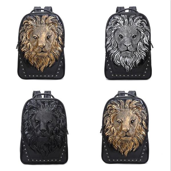 whole factory mens shoulder bags street cool animal lion head men backpack waterproof wear-resistant leather handbag outdoor s254z
whole factory mens shoulder bags street cool animal lion head men backpack waterproof wear-resistant leather handbag outdoor s254z