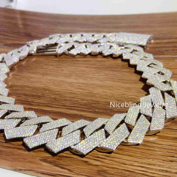 fine jewelry bust down moissanite diamond big men silver necklace iced out cuban link custom necklace
fine jewelry bust down moissanite diamond big men silver necklace iced out cuban link custom necklace